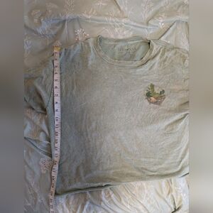 Fifth Sun Succulent Crop Top 100% Cotton size L